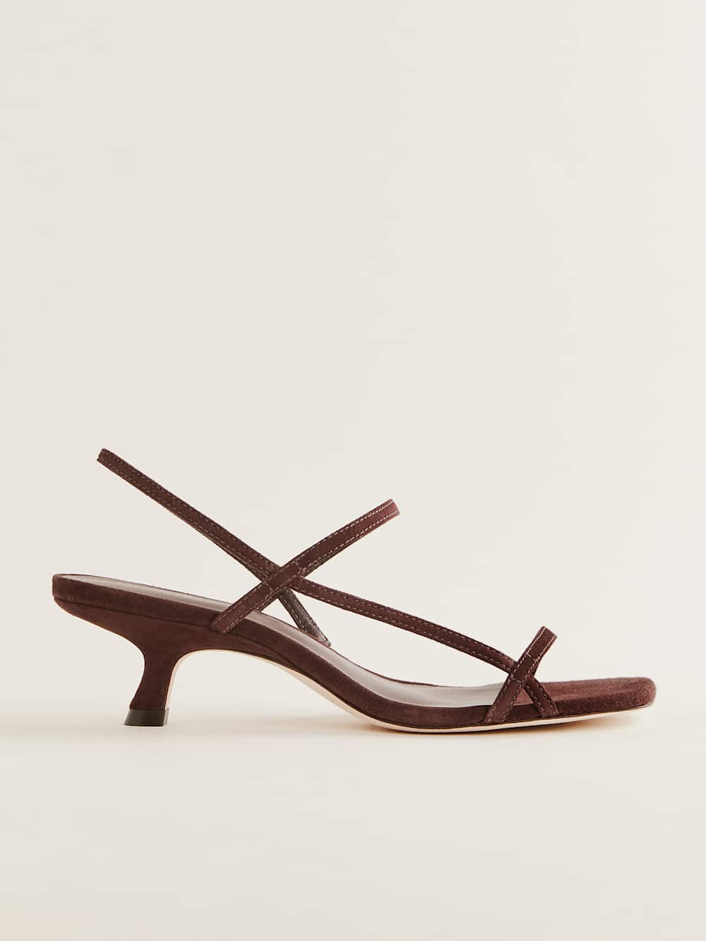 Serenity Bare Sandal - Chocolate Suede