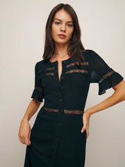 Petites Woodson Dress - Black