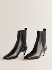 Roberta Ankle Boot - Black Leather