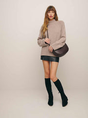 Raven Knee Boot - Black Suede