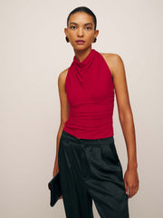 Enzo Knit Top - Lipstick