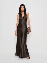 Daniela Silk Dress - Black Pearl