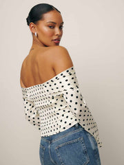 Niri Silk Top - Portofino