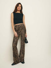 Petites Gale Satin Mid Rise Bias Pant - Leo