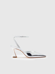 Natasha Pump - Mirror Metallic