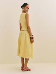 Moya Linen Two Piece - Sunshine