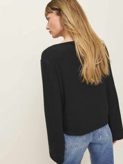 Eternity Knit Top - Black