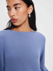 Eternity Knit Top - Neptune Blue