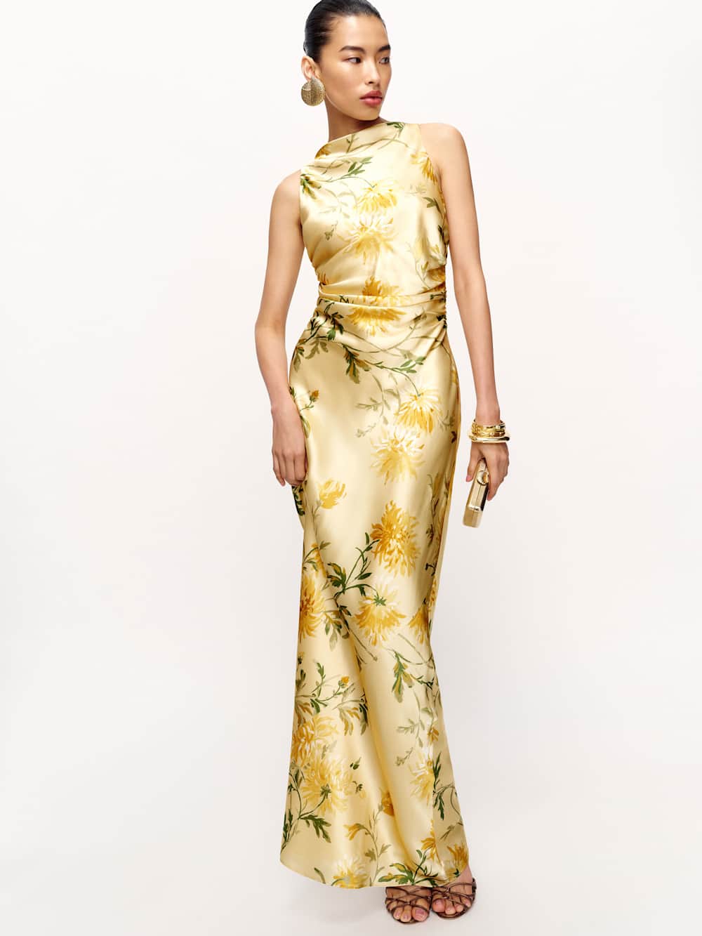 Anaiis Silk Dress - Honeyglow