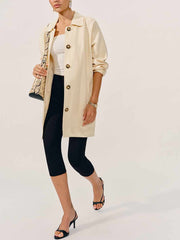 Irene Linen Jacket - Sugar