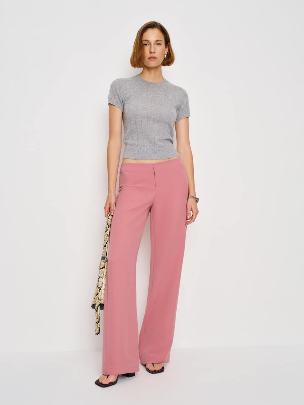 Vida Low Rise Pant - Dried Rose