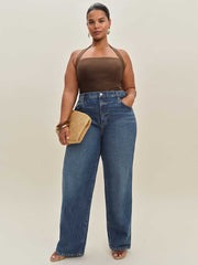 Malika Linen Top Es - Chocolate Cake
