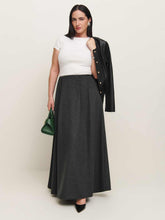 Lucy Skirt Es - Charcoal Wool