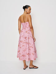 Monette Linen Dress - Secret