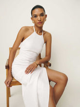 Sadey Linen Dress - White