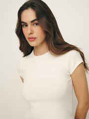 Olive Knit Top - Fior Di Latte