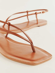 Vincenza Thong Sandal - Pecan