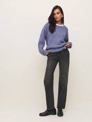 Abby Low Rise Straight Jeans - Trinity