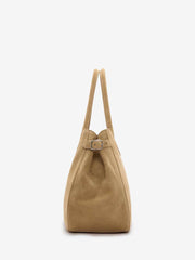 Oversized Patrizia Bag - Hazel Suede