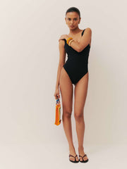 Posidonia One Piece Swimsuit - Black