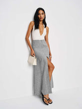 Andi Linen Maxi Skirt - Remy Check