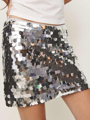 Carla Low Waist Skirt - Mercury