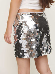 Carla Low Waist Skirt - Mercury