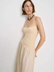 Ginny Cotton Sweater Dress - Sugar