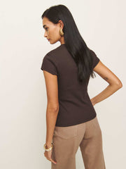 Raelynn Knit Top - Mole