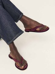 Jessie Thong Sandal - Ruby Suede