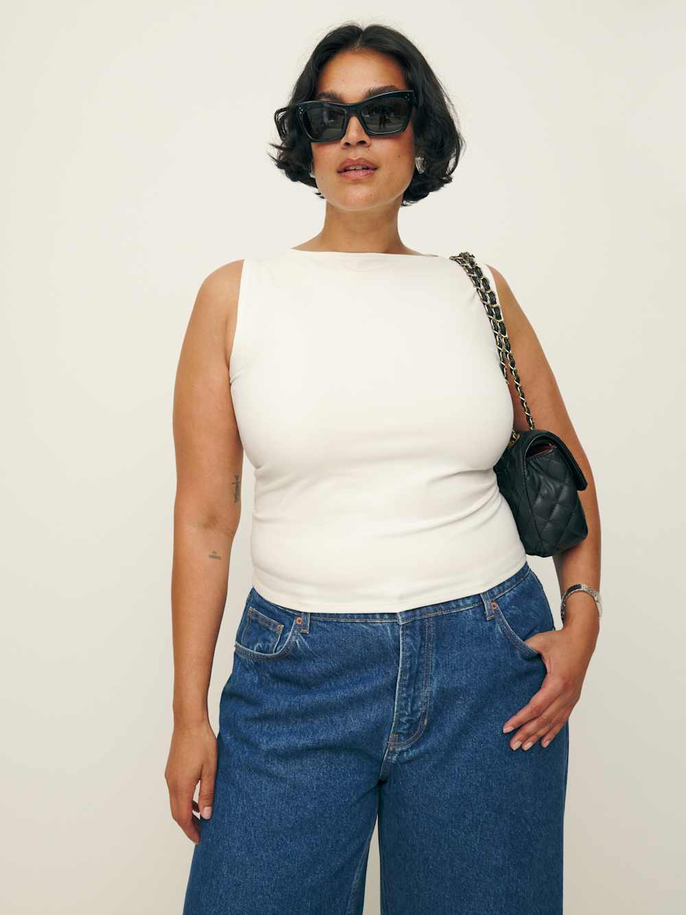 Dusk Knit Top Es - Fior Di Latte