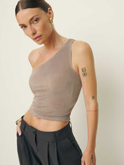 Maddie Knit Top - Taupe