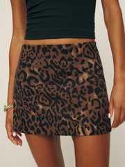 Charchi Skirt - Leopard