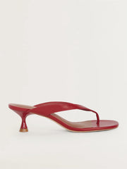 Sophie Heeled Sandal - Scarlet