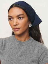 Hattie Headscarf - Navy