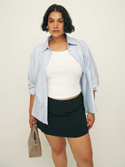 Carla Low Waist Skirt Es - Black