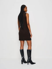 Holland Cashmere Turtleneck Sweater Dress - Compost