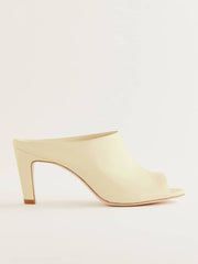 Lydia Heeled Sandal - Parmesan Leather