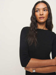 Baez Cashmere Mini Dress - Black