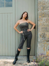 Petites Steeplechase Set - Taupe Check