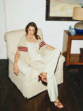 Petites Vida Low Rise Pant - Cream