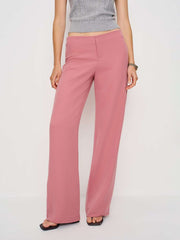Petites Vida Low Rise Pant - Dried Rose
