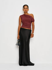Belle Knit Top - Chianti