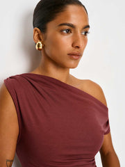 Belle Knit Top - Chianti