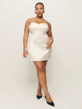 Pacie Satin Dress Es - Fior Di Latte