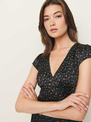Amellia Silk Dress - Perla