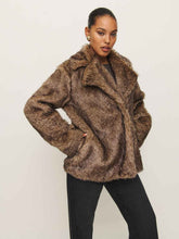 Ellie Faux Fur Coat - Teddy