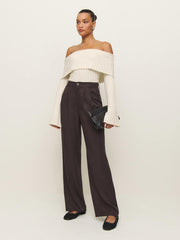 Lana Cashmere Blend Sweater - Gossamer