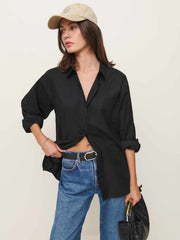 Eli Oversized Shirt - Black