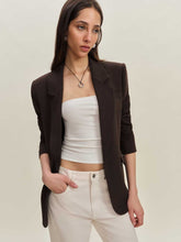 Parker Oversized Blazer - Mole